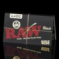 Bibułki RAW Black Ultra Thin Single Wide Double 3.webp