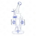 Bongo Szklane Laboratorium 25 cm Niebieski 4.webp
