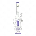 Bongo szklane TABUN stacja kosmiczna 45 cm fiolet 3.webp