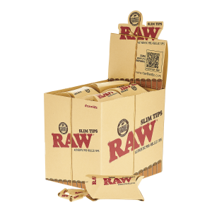 Rolling Paper Raw Slim Pre-rolled Tips 21 pcs Box 20