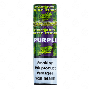 Cyclones Chanvre PURPLE Cone Blunt 2pcs
