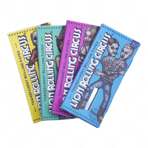 1 1/4 Lion Rolling Circus transparent rolling papers
