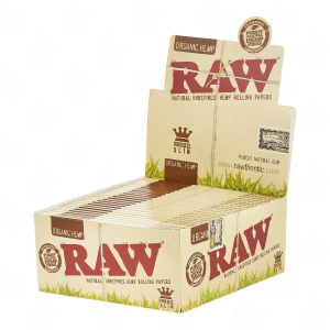 RAW Organic Hemp King Size Slim Box 50 rolling papers