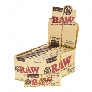 RAW Organic Connoisseur 1 1/4 rolling papers + Box tips