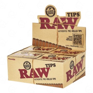 RAW Pre-made filters Pre-rolled Tips | Box 20