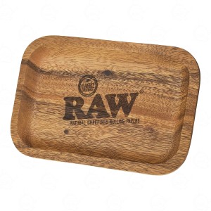 Bandeja de madera Raw Brown 27 x 18 cm