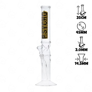 Glass bong PSYCHO ICE Straight Base 35cm