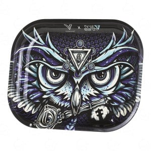 Plant of Life metal rolling tray OWL 18 x 14