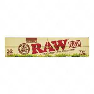 RAW Hemp Organi 1 1/4 papeles | 32 piezas