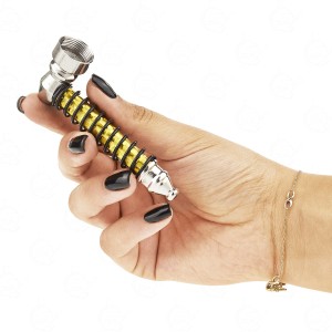 Muelle de metal amarillo 8.5 cm