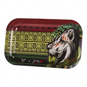 Metal rolling tray V-Syndicate RASTA LION 27 x 16