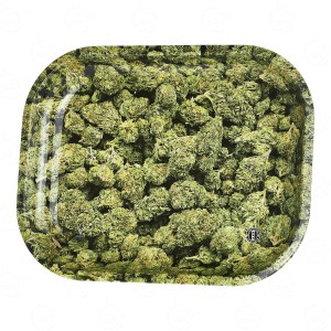 Metal rolling tray V-Syndicate Buds tops 18 x 14