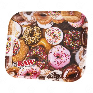 Kovový rolovací podnos Raw Donuts 33 x 27,5