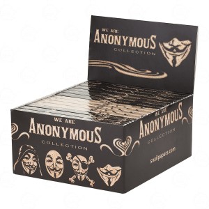 Papeles sin blanquear Anonymous KS Slim + filt Box