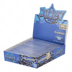Juicy Jay's KS Slim Blueberry Box flavor papers