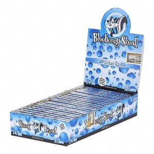 Skunk Blueberry 1 1/4 Box 24 flavor cards
