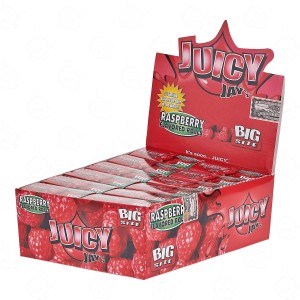 Juicy Jay's papers on a roll of Raspberry ROLLS Box