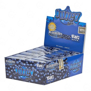 Juicy Jay's papers on a roll of Blueberry ROLLS Box