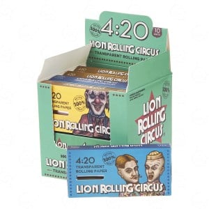 Transparent Tissues 1 1/4 blok 420 Lion Rolling box 10