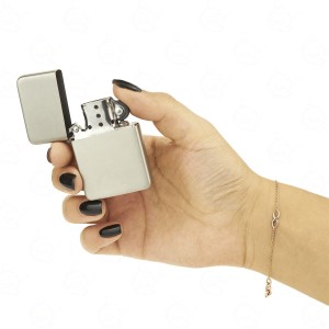 Briquet essence REMO Silver