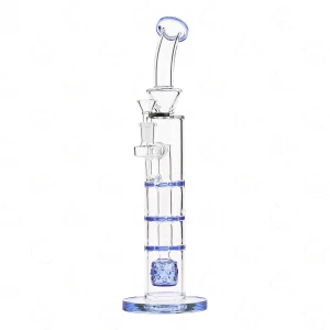 Glass Bong Röhrchen vier Filtrationen 37 cm