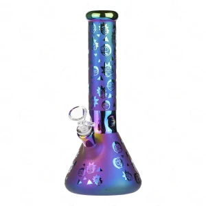 Bong in vetro Rick And Morty Benzo 28 cm
