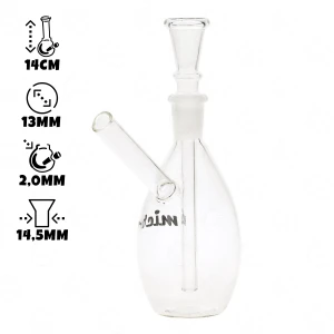 Skleněná mikro slza 14 cm