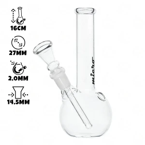 Micro Smoke Bouncer 16 cm skleněný bong