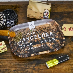 Metal rolling tray V-Syndicate Barcelona City 18 x 14