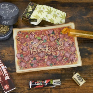 Glass Tray V-Syndicate Small Pizza