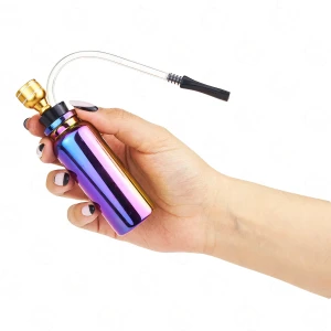 Mini Glass Rainbow Bong with tube