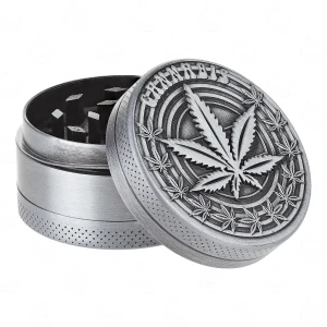Metal Grinder "Brushed Ganja" 40 mm 3-part