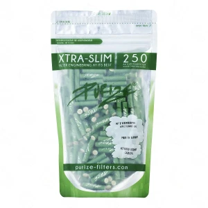 PURIZE Activated Carbon Filters | 6 mm | 250 pieces | GREEN