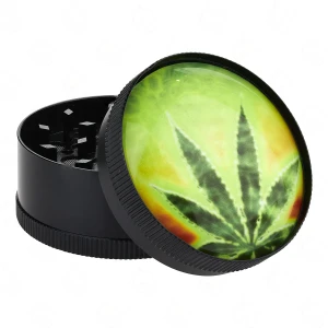 Kovový Mlýnek Rasta Piny | 3dílný 52 mm (1) (1) (1) (1) (1) (1)