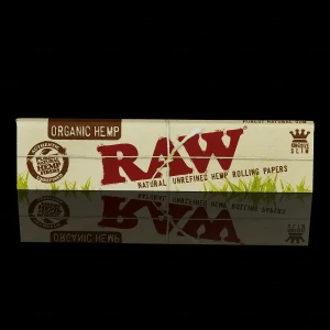 Tenké rolovací Papírky RAW Organic Hemp King Size Slim