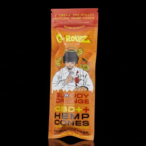 Grollz Bloody Orange Hemp Wraps Pre-roll CBD++