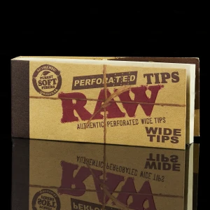 RAW paper filters. Wide Tips Cotton Hemp