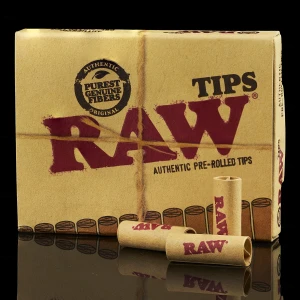 RAW Filter tips Pre-rolled Tips ready 21 pieces