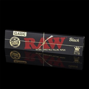 Bibułki RAW BLACK King Size Slim