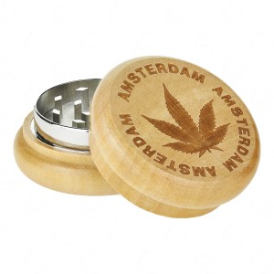 Wooden Grinder Amsterdam 55 mm 2-piece