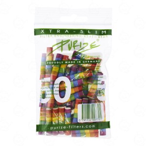 Aktivkohlefilter PURIZE | 6 mm | 50 Stück | RAINBOW