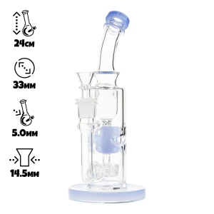 Bong Glass Bended Snuff 24 cm