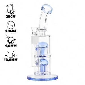 Glass Bong Sit On A Mushroom 28 cm (1)