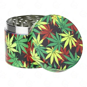 Metal Grinder "Herbal Rasta Homie" 53 mm, 4-part