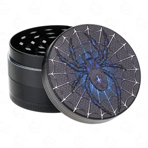 Młynek metalowy niebieski spider killer 50 mm 4-cz