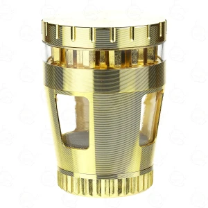 Metal Grinder "Shiny Bucket," 50mm, 4-part