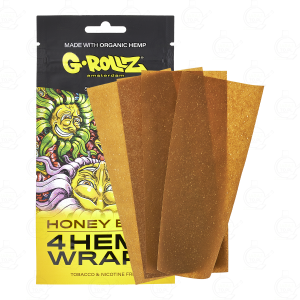 G-rollz Honey Buzz Hemp Wraps - 4 Per Pack