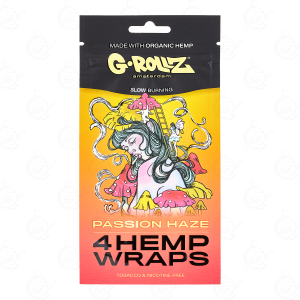 Grollz Hemp Wraps Passion Haze 4 pc