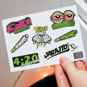 JarajTo Sticker Set Sheet A6