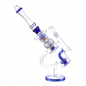 Glass Bong Rocket to the Moon Tabun blue 32 cm